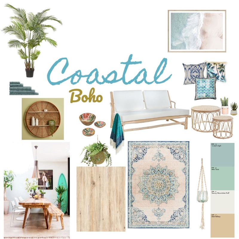 Coastal boho Mood Board by fiammetta on Style Sourcebook