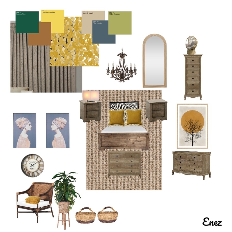 Enez Mood Board by dawn on Style Sourcebook