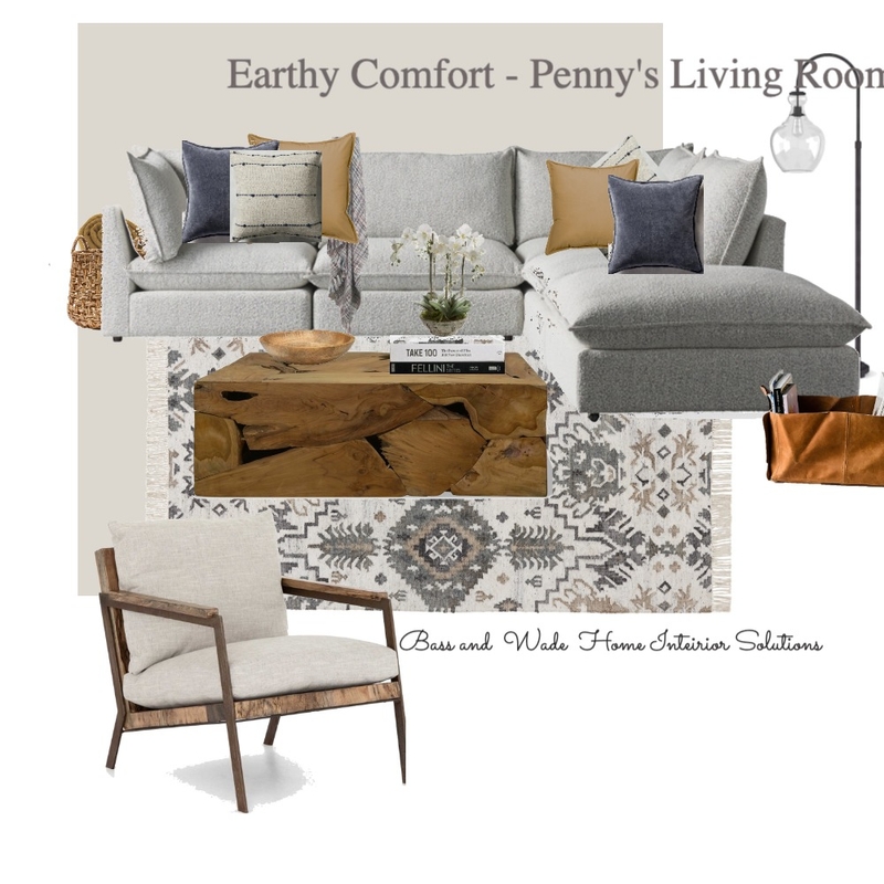 Penny's Project Living Room - Earthy Comfort Mood Board by Bass and Wade Home Interior Solutions on Style Sourcebook