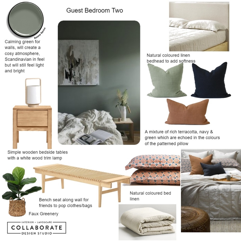 Guest Bedroom Two Ledbury Road Mood Board by Jennysaggers on Style Sourcebook