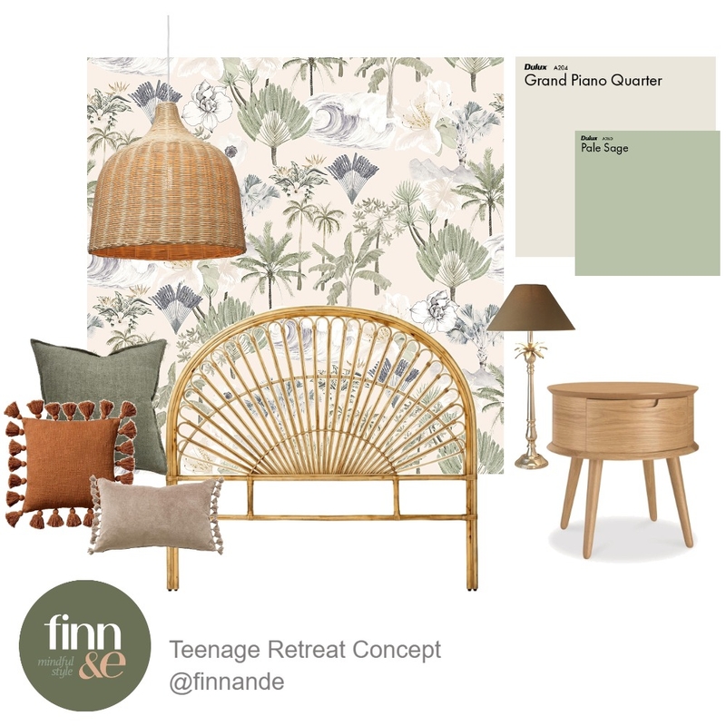 Teenage Retreat Concept Mood Board by Finn & e on Style Sourcebook