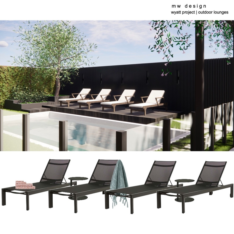 Wyatt Project | Outdoor Lounges Mood Board by Henry Weir on Style Sourcebook