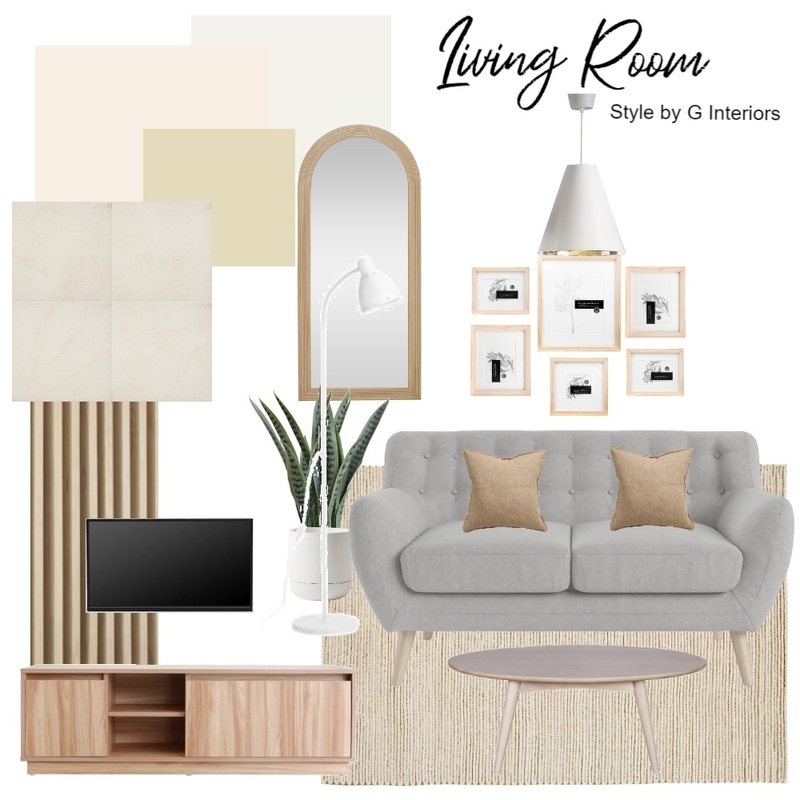 Neutral Living room Mood Board by Gia123 on Style Sourcebook