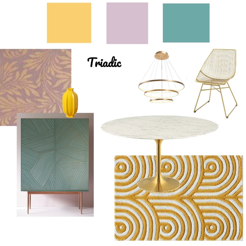 Triadic Mood Board Mood Board by carriemariemorgan on Style Sourcebook