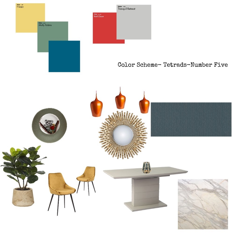 Color Scheme Tetrands - Number Five Mood Board by zenic mujica on Style Sourcebook