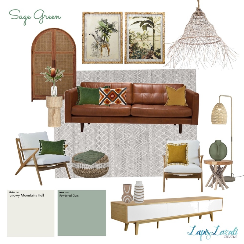 Sage Green | OzDesignFurniture Mood Board by Lapi Lazuli Creative on Style Sourcebook