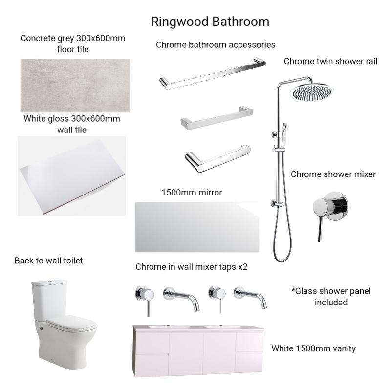 Ringwood Bathroom Mood Board by Hilite Bathrooms on Style Sourcebook