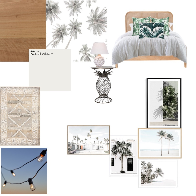 Palm Bedroom Mood Board by Nora_Everett on Style Sourcebook