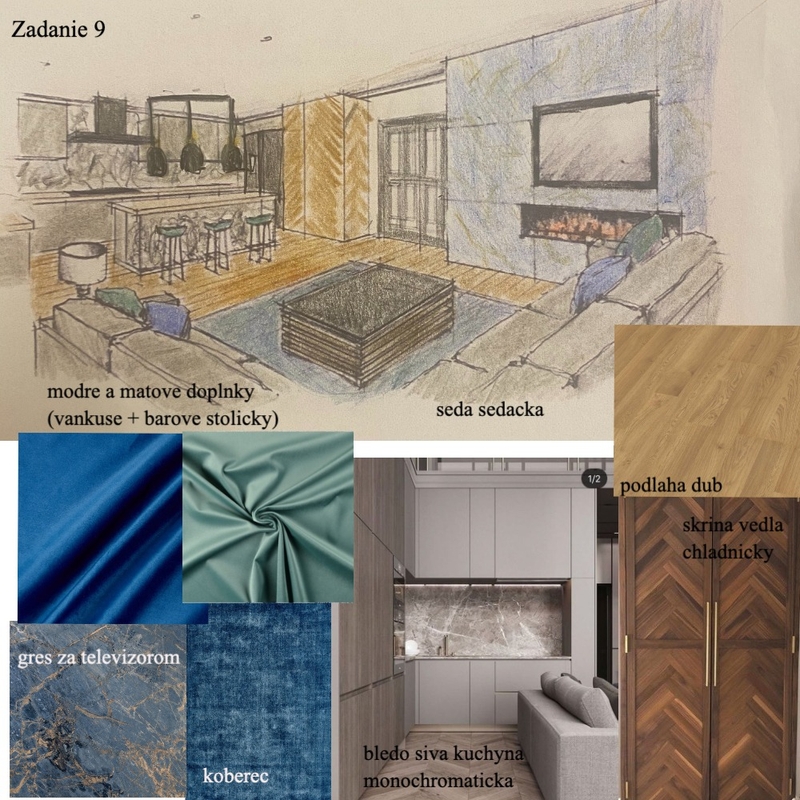 Zadanie 9 Farby Mood Board by viktoria.m on Style Sourcebook