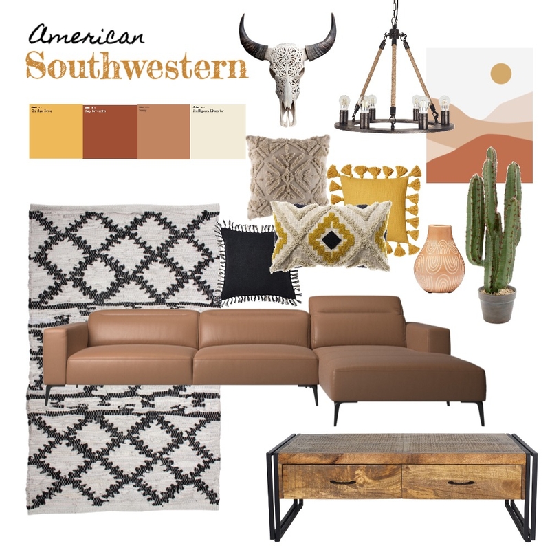 American Southwestern Mood Board by CandiceLocklee on Style Sourcebook