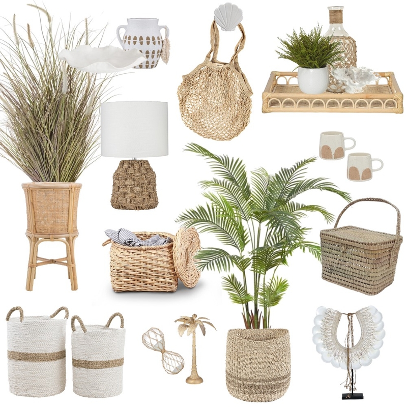 Coastal Greenery and Accessories Mood Board by catherinemayclark on Style Sourcebook