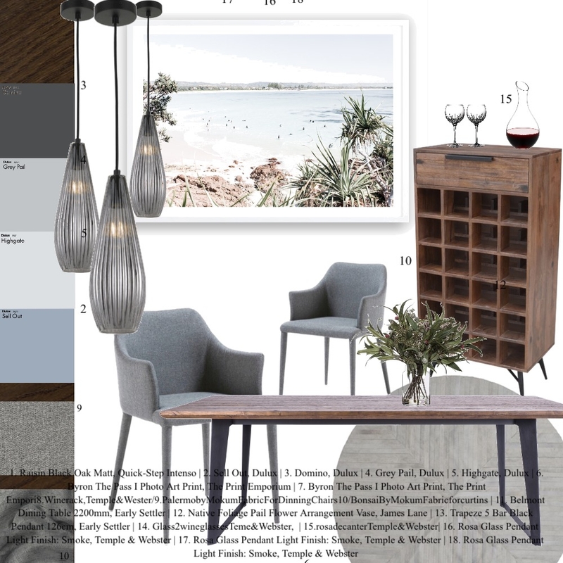 Diningroom Mood Board by CarlyMM on Style Sourcebook