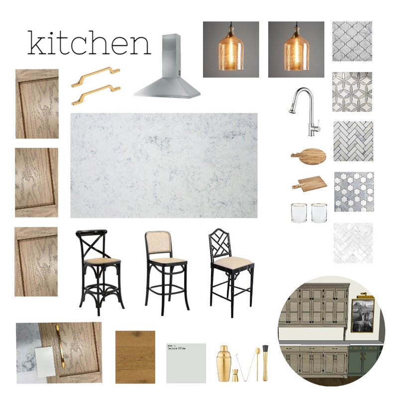 kitchen S+C Mood Board by rooms by robyn on Style Sourcebook