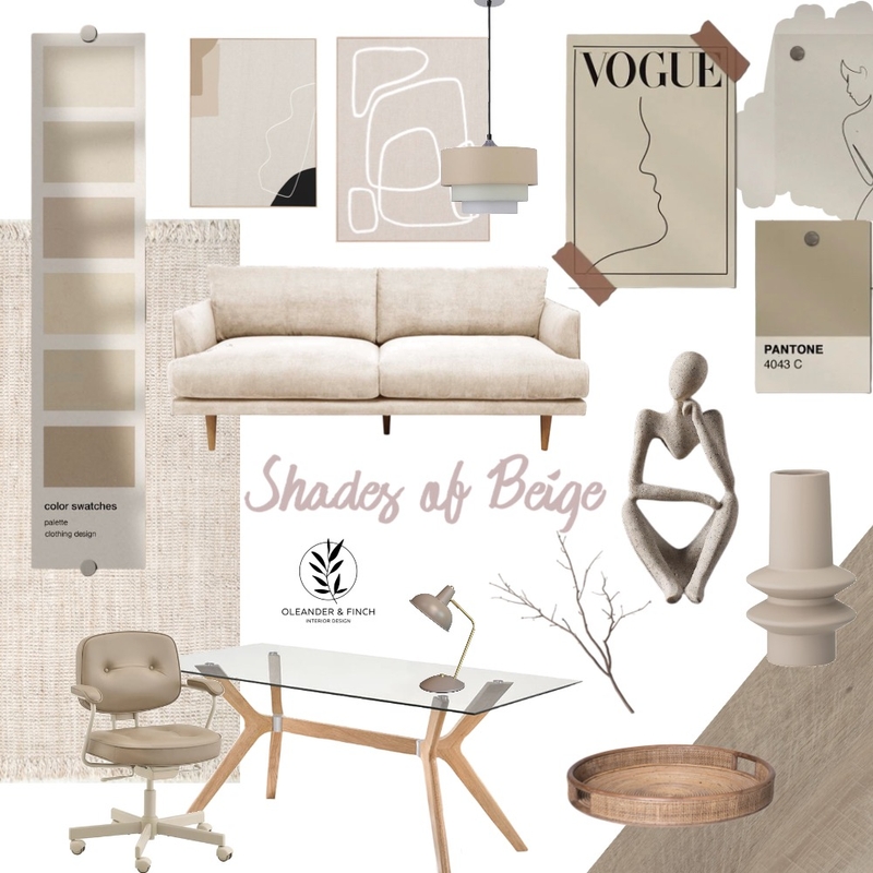 Beige Mood Board by Oleander & Finch Interiors on Style Sourcebook