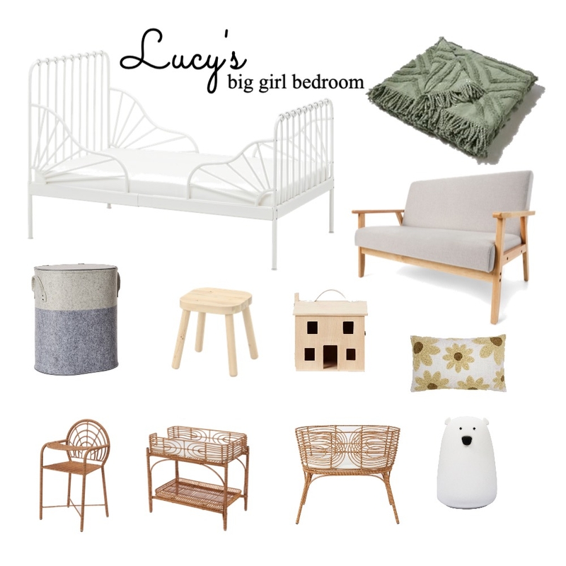 Lucy's new bedroom Mood Board by TheBargainBible on Style Sourcebook