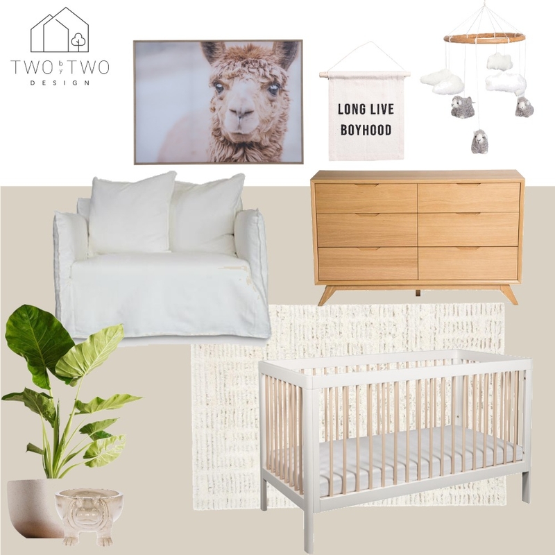 Modern Boys Nursery Mood Board by Two By Two Design on Style Sourcebook