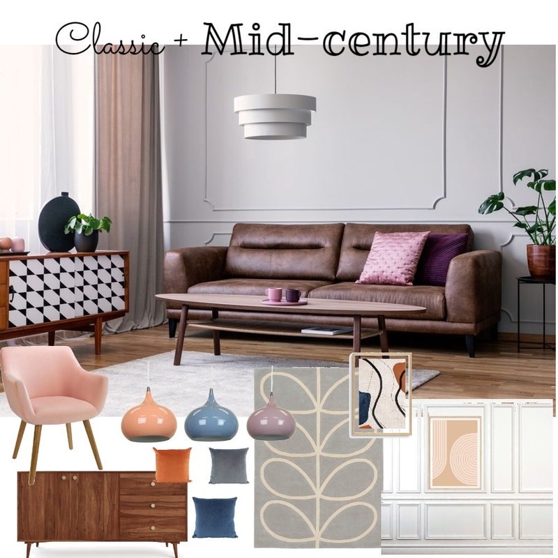 mid century Mood Board by Amina Yazici on Style Sourcebook