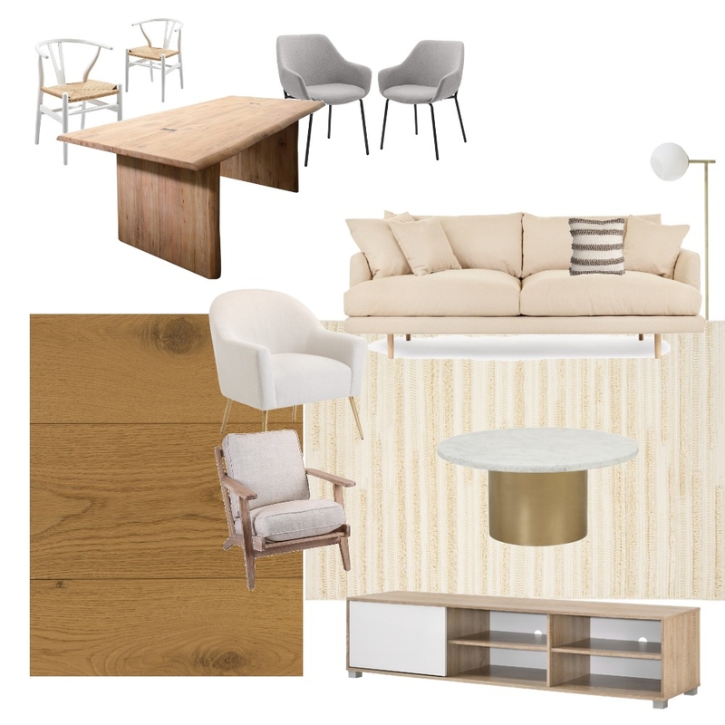 Living White/Gold/Wood Mood Board by ThomasL on Style Sourcebook