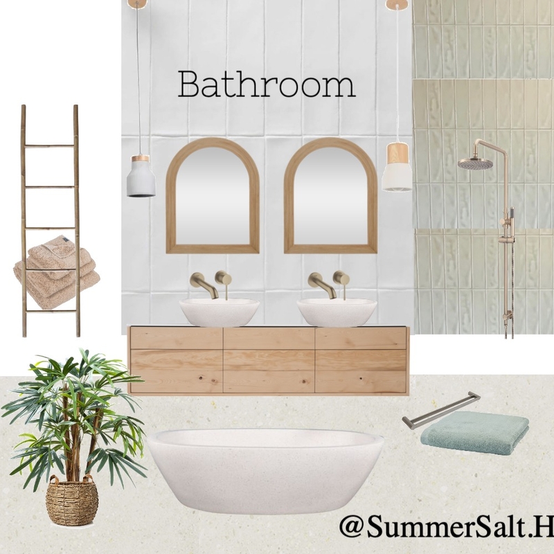 Bathroom Mood Board by SummerSalt Home on Style Sourcebook