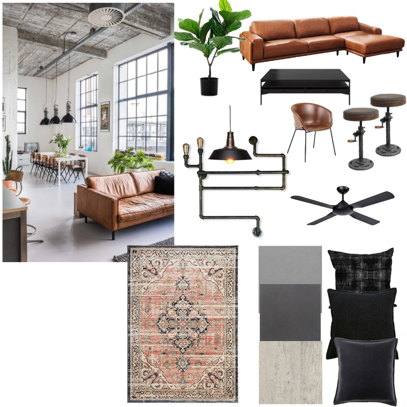 Industrial Mood Board by lian.dewaal on Style Sourcebook