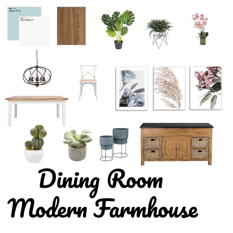 Dining Room Modern Farmhouse Mood Board by jmccanne on Style Sourcebook