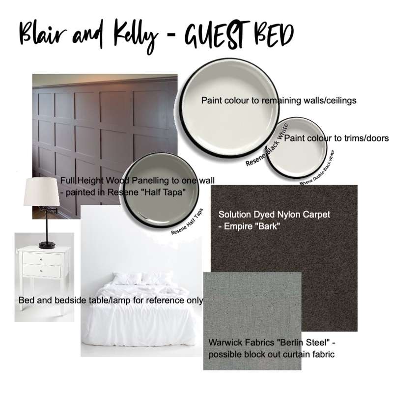 Blair & Kelly - Guest Bed Mood Board by fleurwalker on Style Sourcebook