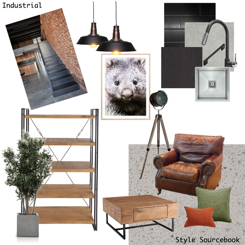 Industrial Mood Board by kirstycar on Style Sourcebook