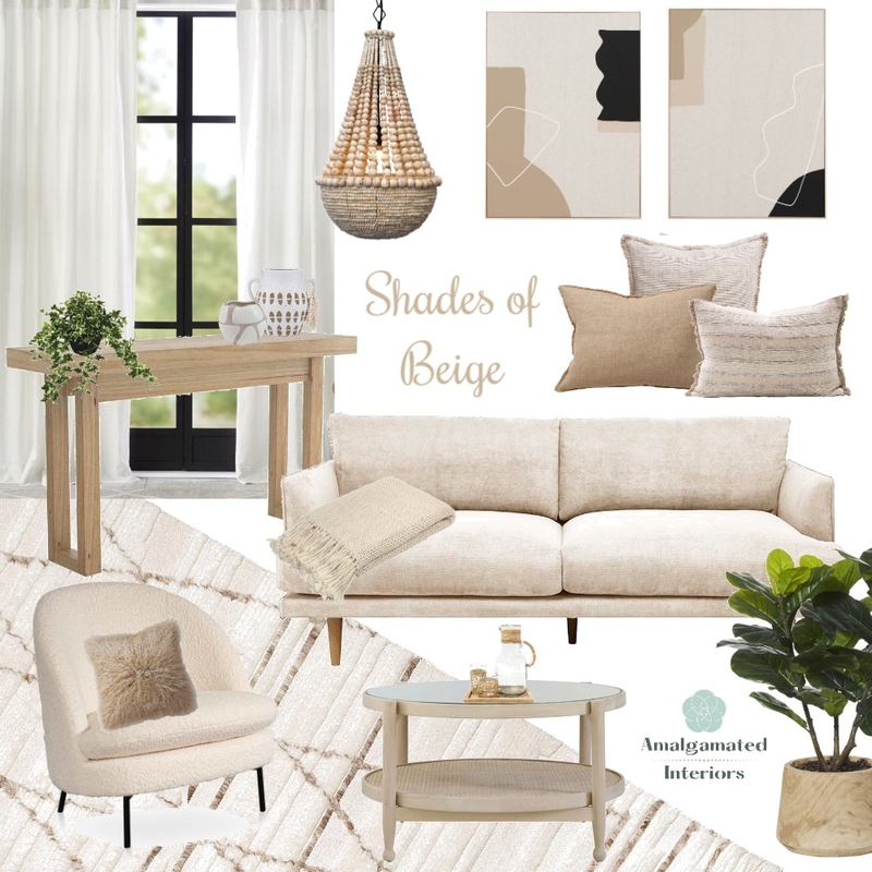 Shades of Beige Mood Board by Belinda Perrin on Style Sourcebook