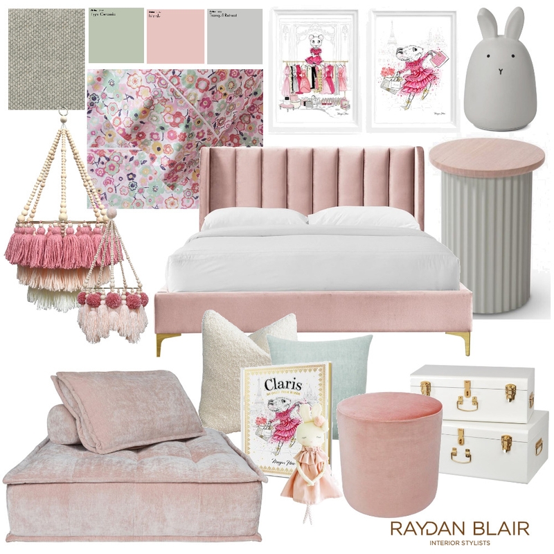 Little girls bedroom Mood Board by RAYDAN BLAIR on Style Sourcebook