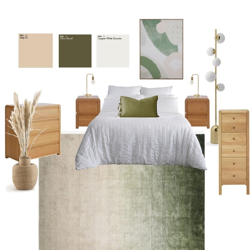 Bedroom green&pink Mood Board by ADesignAlice on Style Sourcebook