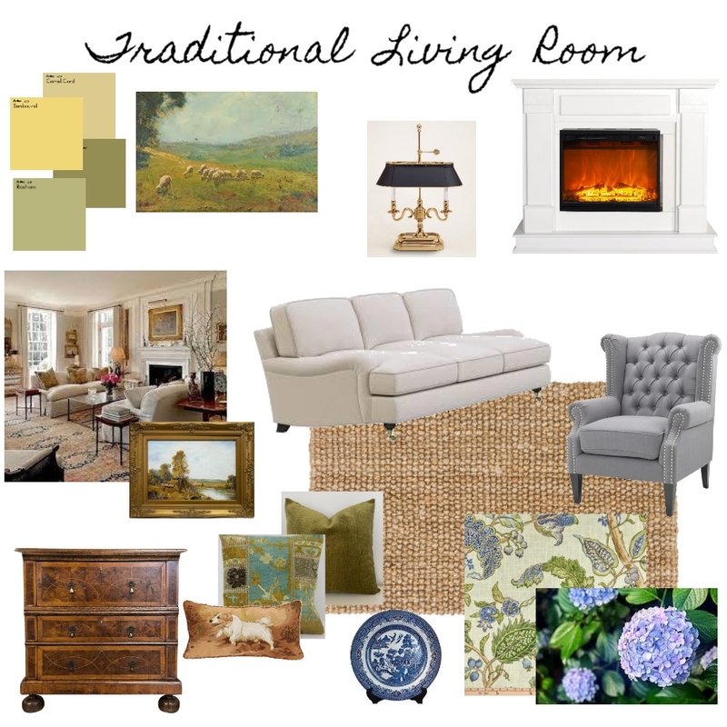 Traditional Living Room (3) Mood Board by Dana Nachshon on Style Sourcebook