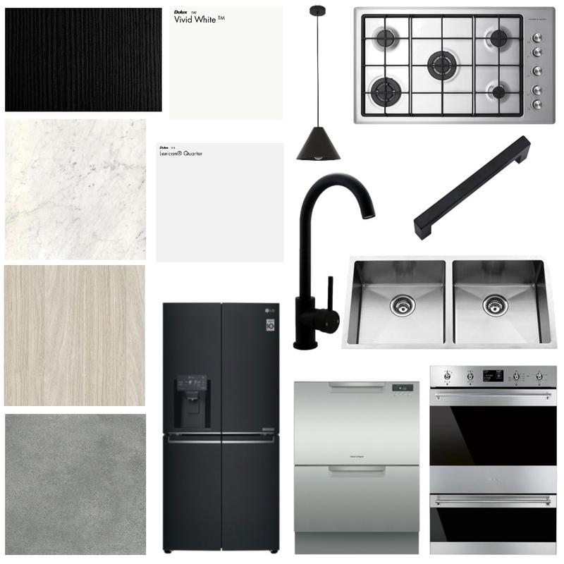 Kitchen 1 Sleek Scandi Mood Board by DKD on Style Sourcebook