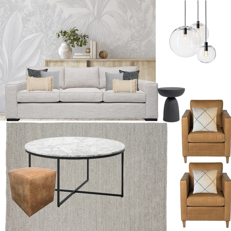 LIVING ROOM - TAN LEATHER1 Mood Board by Dorothea Jones on Style Sourcebook