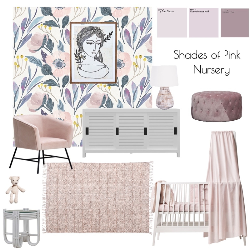 Shades of Pink Mood Board by TCH Interiors on Style Sourcebook