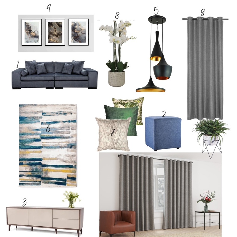 Living room sample board Mood Board by david ndishe on Style Sourcebook