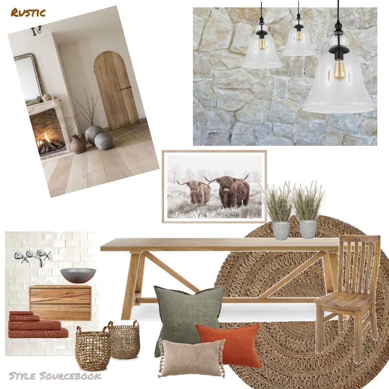 Rustic Mood Board by kirstycar on Style Sourcebook