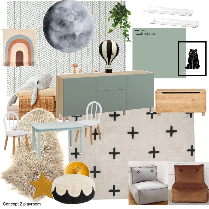 Playroom concept 2 Mood Board by The Renovate Avenue on Style Sourcebook