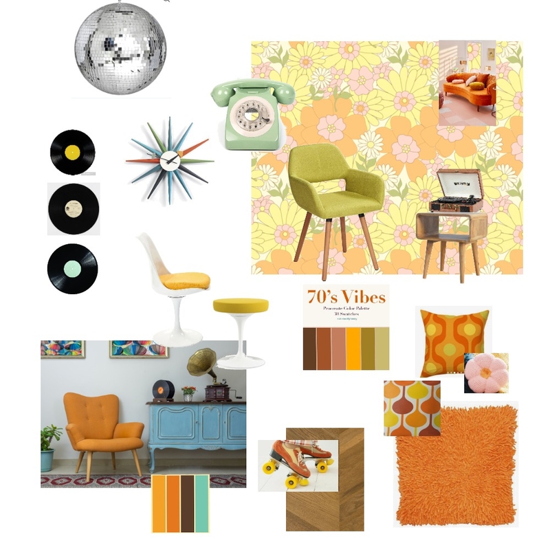 Mid Century Mood Board by Marianna M on Style Sourcebook