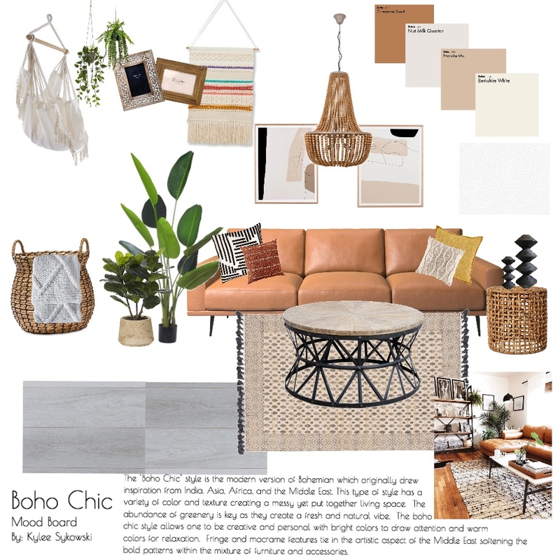 Boho-Chic Mood Board by kshykowski on Style Sourcebook