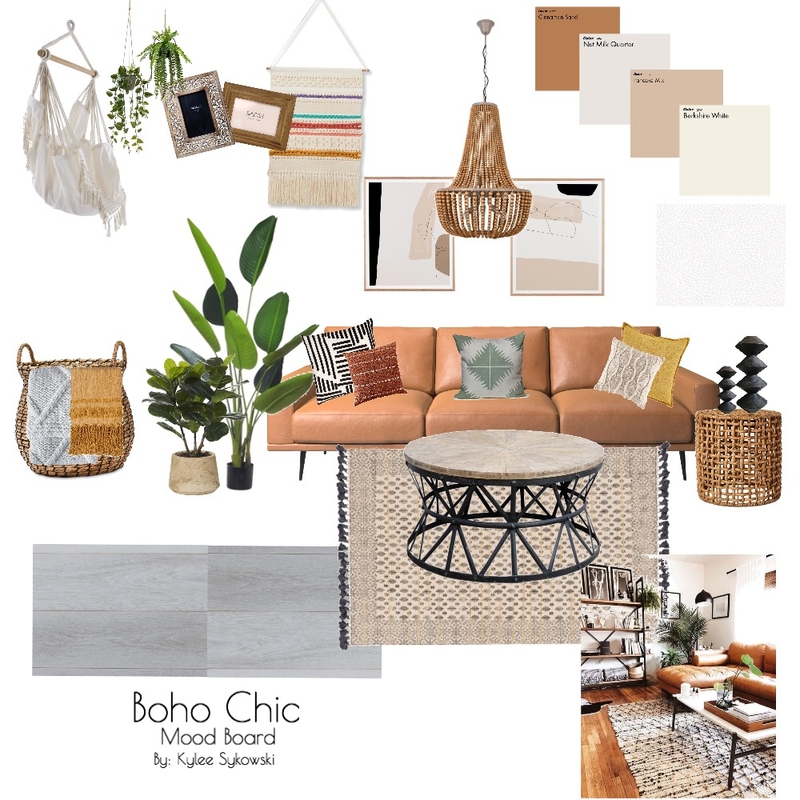 Boho-Chic Mood Board by kshykowski on Style Sourcebook