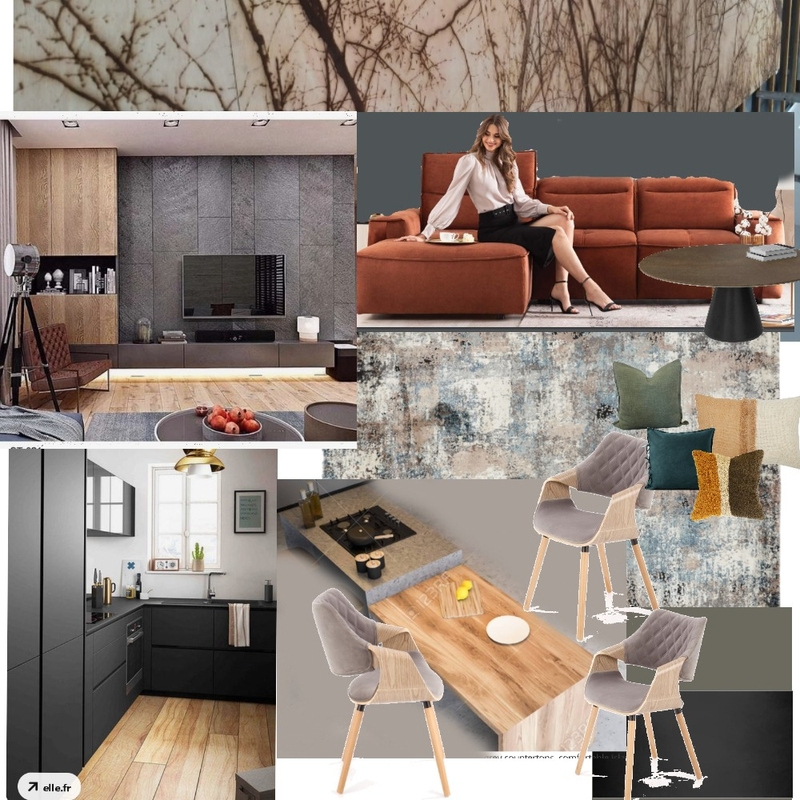 bucatarie si living Mood Board by eta on Style Sourcebook