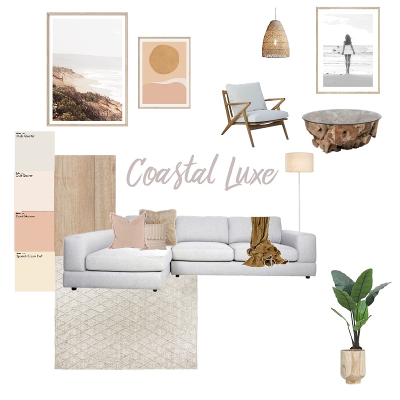 Coastal Luxe Mood Board by JM Designs on Style Sourcebook