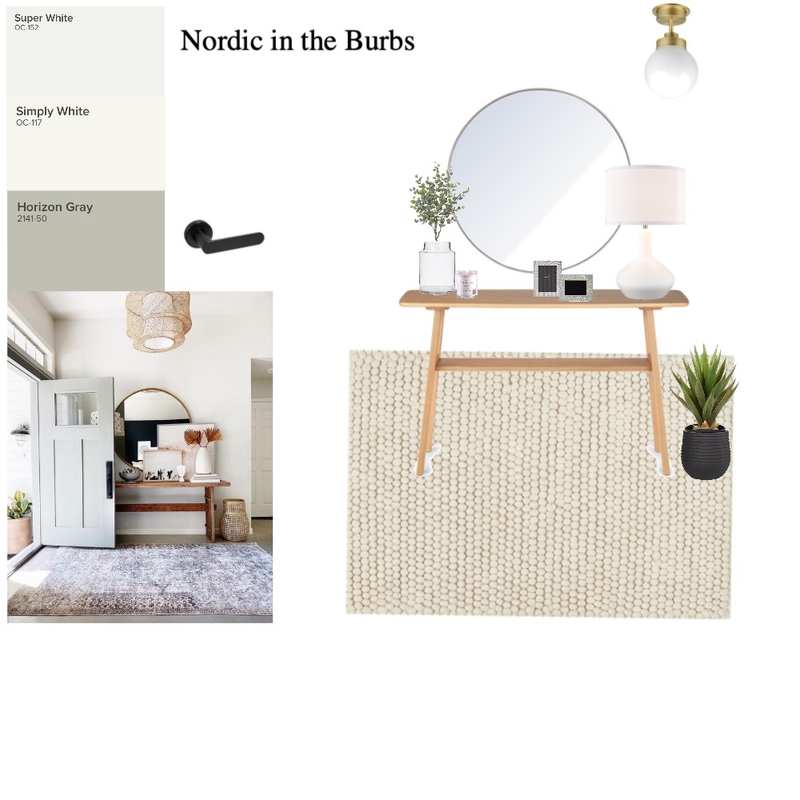 Scandinavian Style Entryway Mood Board by EstefaniaH on Style Sourcebook