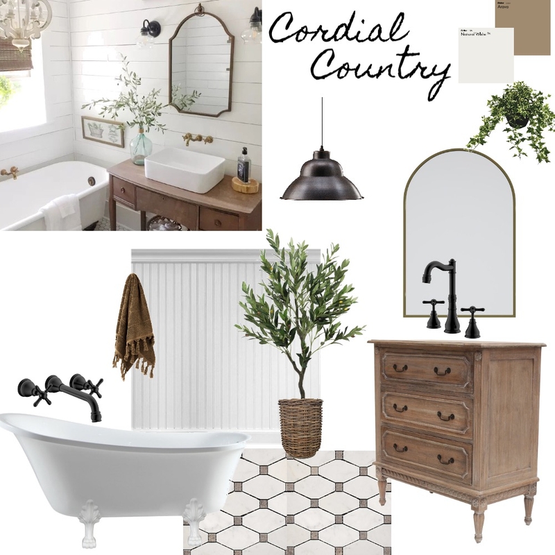 Country Bath Mood Board by Daniellescurls on Style Sourcebook