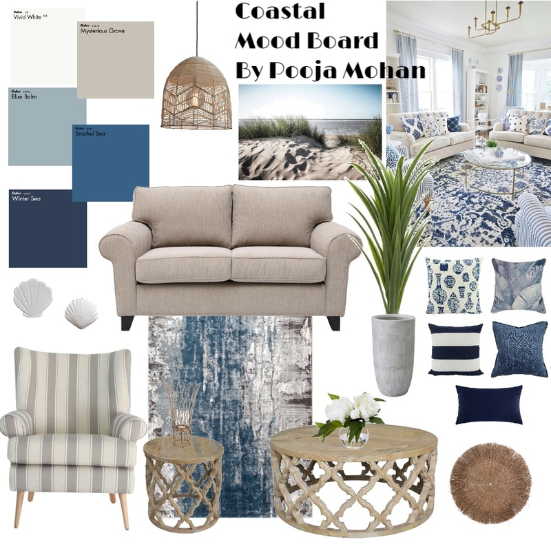 Coastal Calmness Mood Board by pmohan on Style Sourcebook