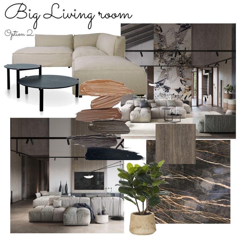 משפחת סגס: סלון גדול: אופציה 2 Mood Board by Marin-a on Style Sourcebook