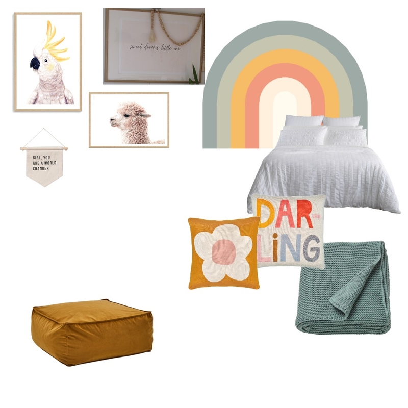 Girls Room Mood Board by Two By Two Design on Style Sourcebook