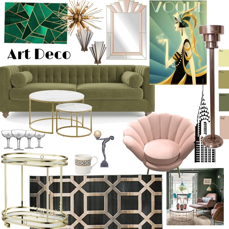 Art Deco Mood Board by teresa arena on Style Sourcebook