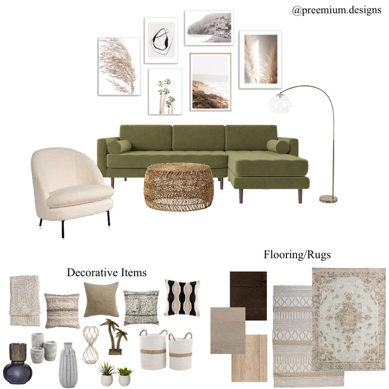 Organic Mood Board by Preemium Designs on Style Sourcebook