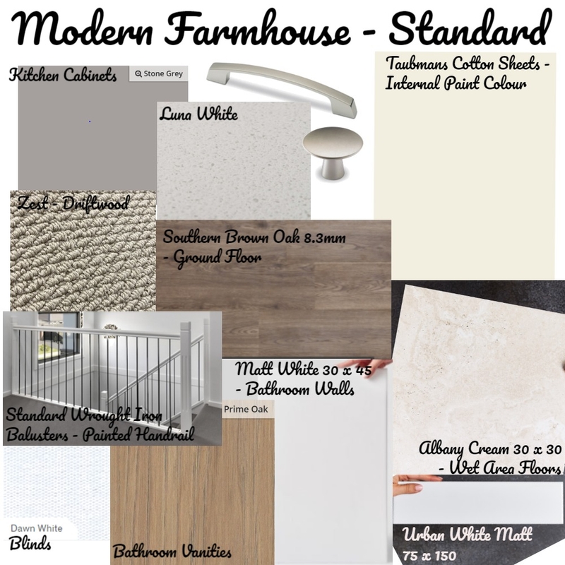 Modern Farmhouse - Standard Mood Board by Allana on Style Sourcebook